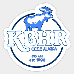 kbhr northern exposure Sticker